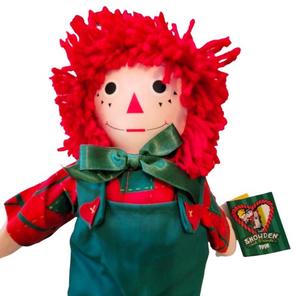 Ragedy Andy Doll Snowden and Friends 1998 Christmas Outfit 12" NWT DH598 - Picture 4 of 7